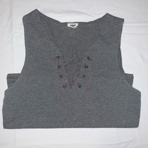 Garage Laced Up Tank Top